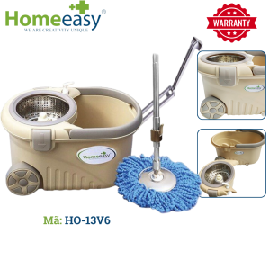 Bộ lau nhà 360 độ trợ lực cao cấp Homeeasy HO-13V6-1