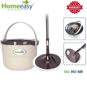 Bộ lau nhà 360 2in1 Homeeasy HO-M8 - Đi kèm 2 bông lau