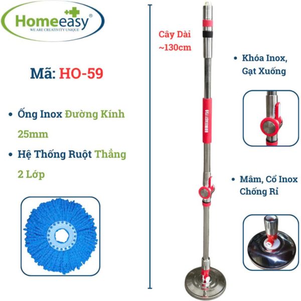 Cây lau nhà 360 độ HO-59