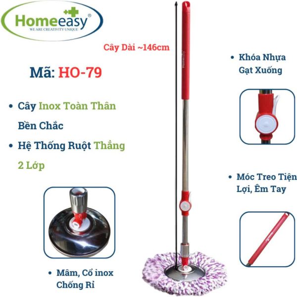Cây lau nha 360 độ HO-79