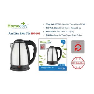 Ấm đun siêu tốc Homeeasy HO-102