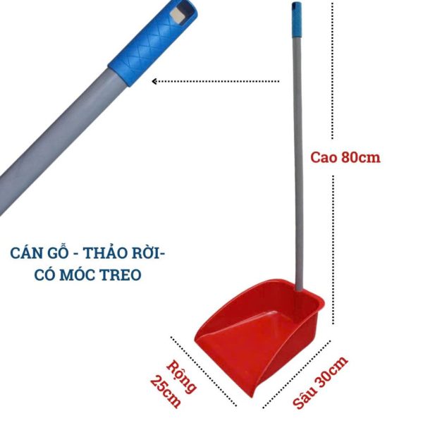 Ky hốt rác nhựa KC026