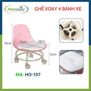 Ghế xoay 4 bánh xe Homeeasy HO-107