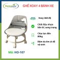 Ghế xoay 4 bánh xe Homeeasy HO-107