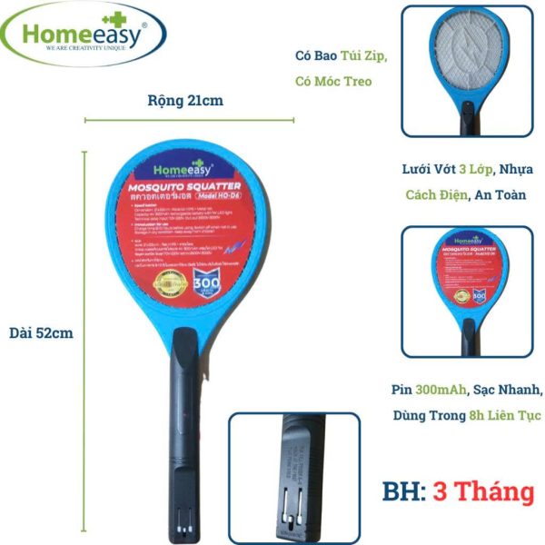 Vợt muỗi điện HO-D6
